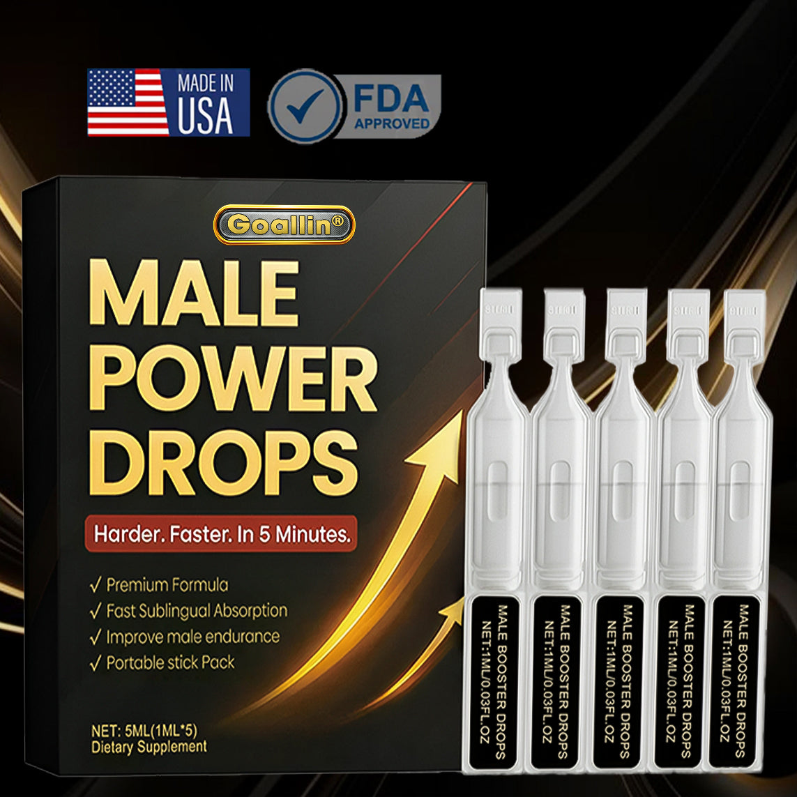 Goallin® Male Power Drops