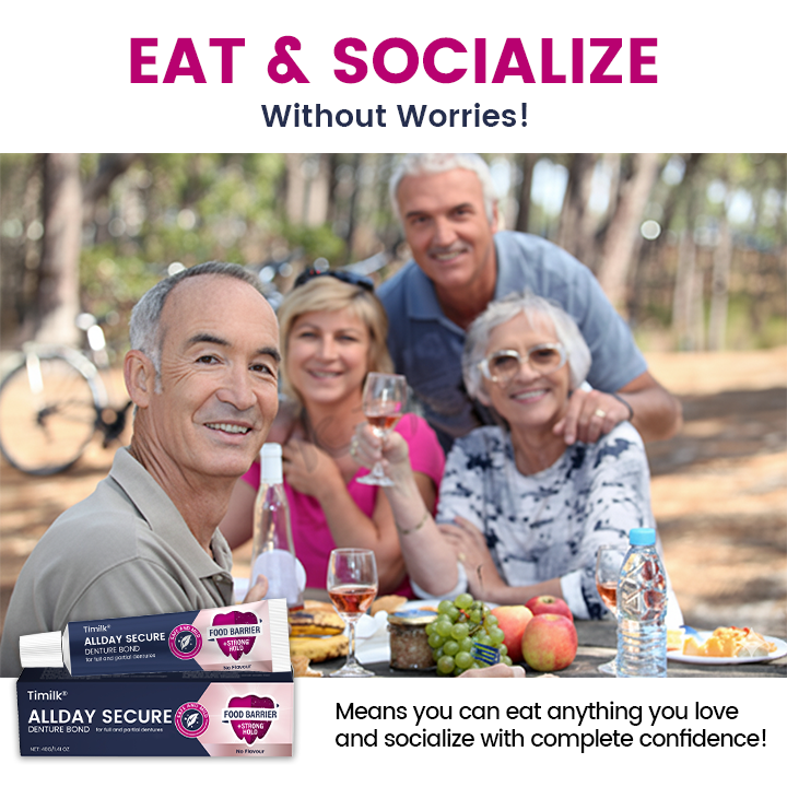 AllDay Secure Denture Bond — Fit Seal, Secure Hold Up to 4 Days