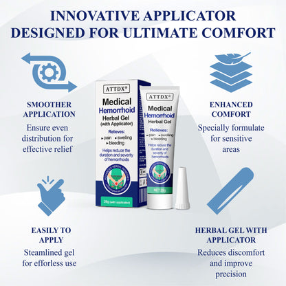 Medical Hemorrhoid Herbal Gel with Applicator
