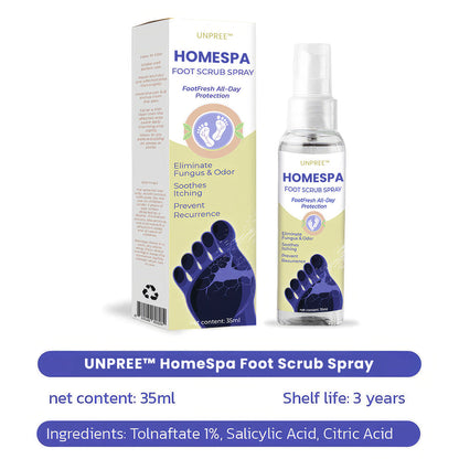 HomeSpa Foot Scrub Spray