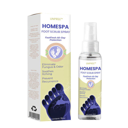 HomeSpa Foot Scrub Spray