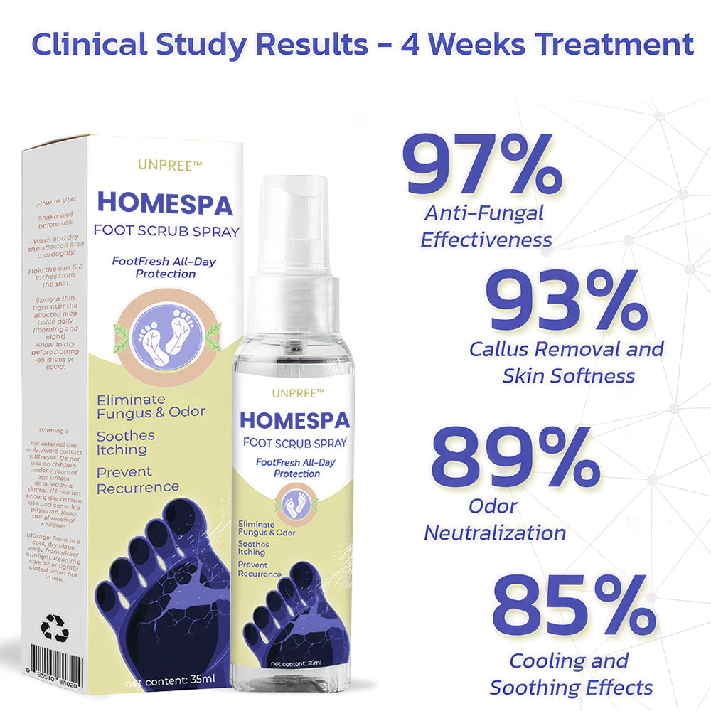 HomeSpa Foot Scrub Spray