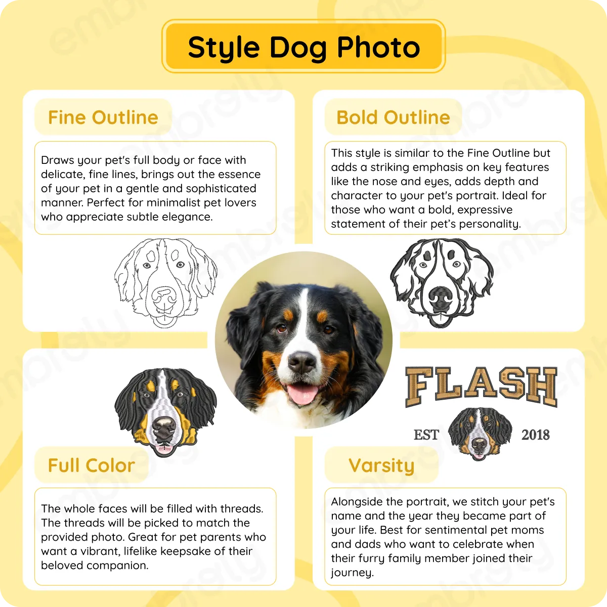 Husky Sweatshirt or Hoodie, Custom Embroidered Gift from Photo Name