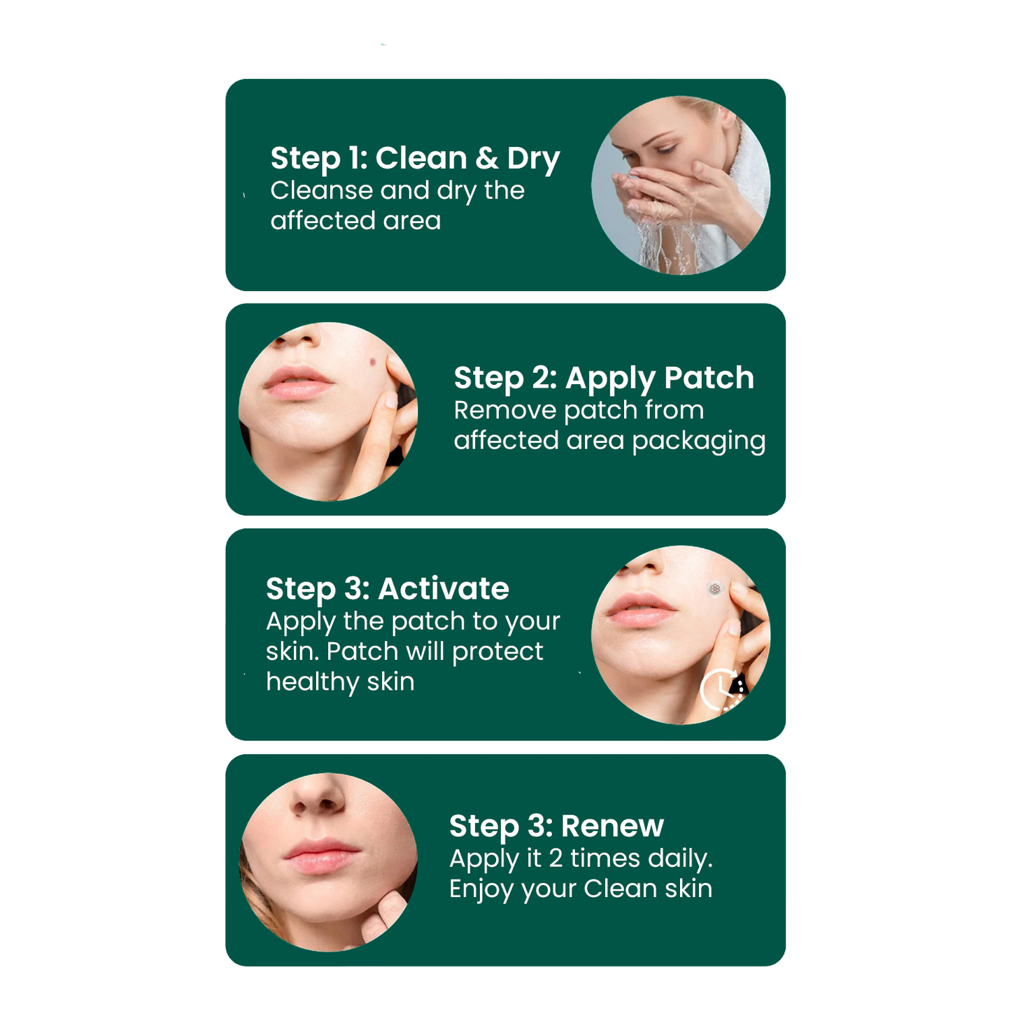 Magnesium Micro-pin Wart Removal Patch